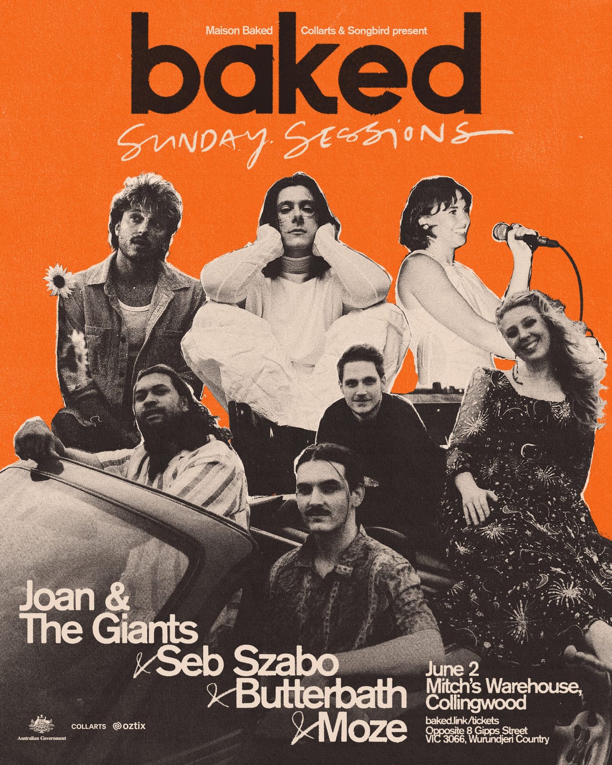 June 2 - Joan & The Giants, Seb Szabo + More